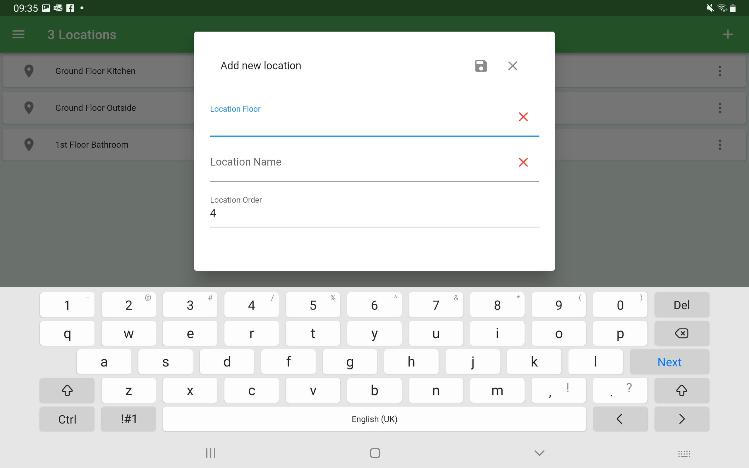 Mobile risk assessment locations